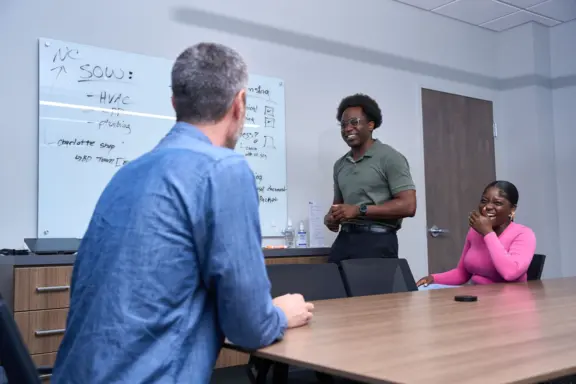 Engaging Office Meeting