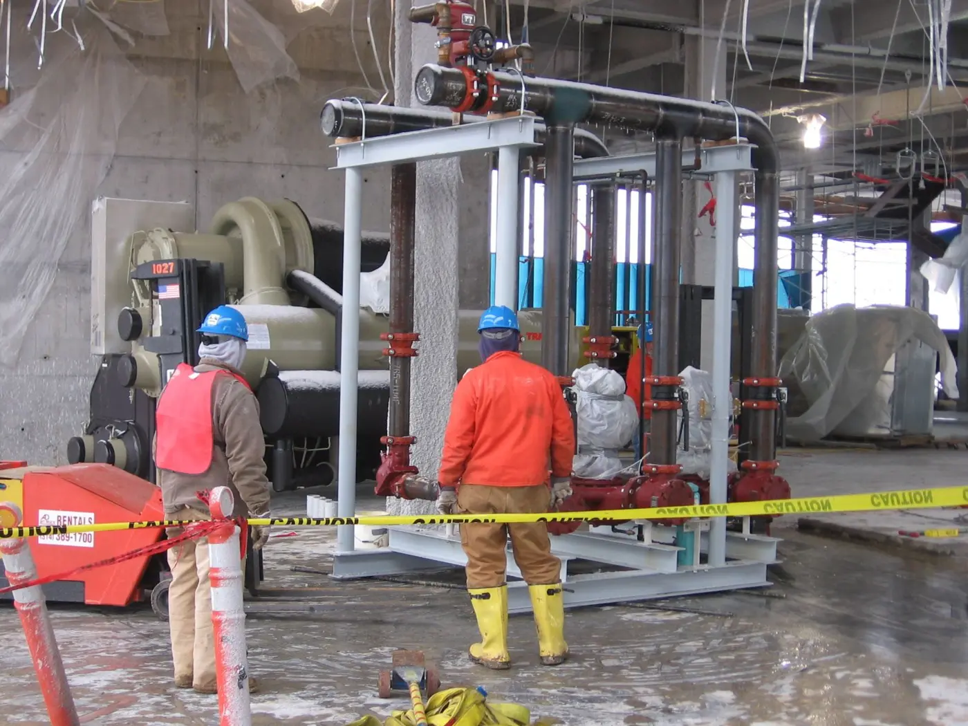 Edward A Doisy Research Center Chiller Pump Installation